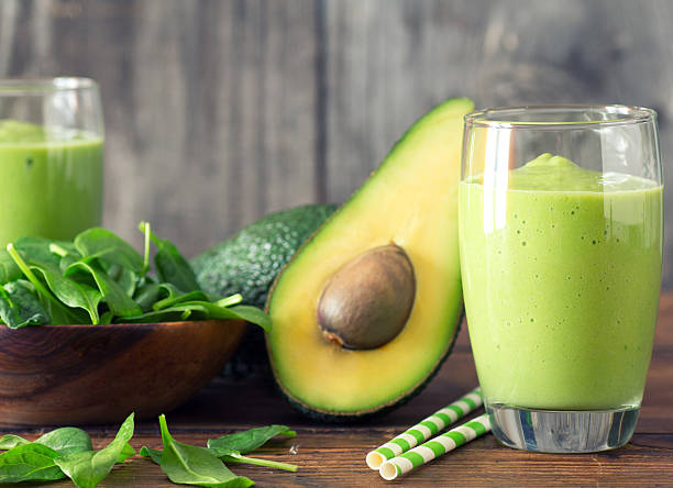 Avocado Kale Strawberry Smoothie