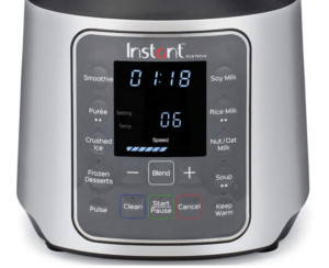 control panel ace nova cooking blender