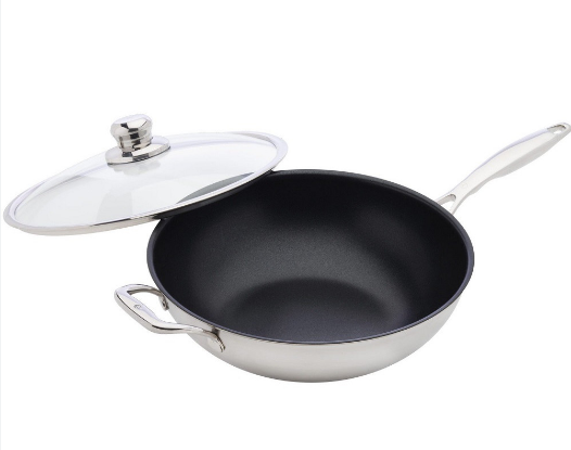 Swiss Diamond Prestige Clad XD Induction Wok 32cm